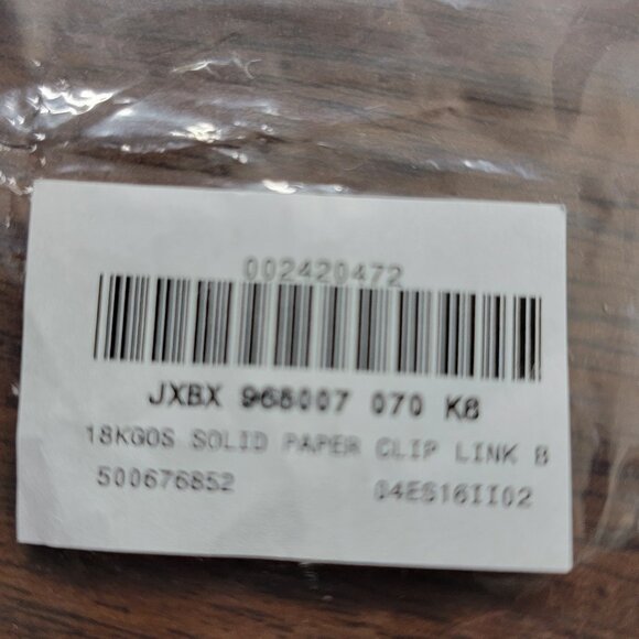 18kt Gold Over Solid Sterling Paper Clip Link Bracelet from Ross-Simons - Picture 5 of 6